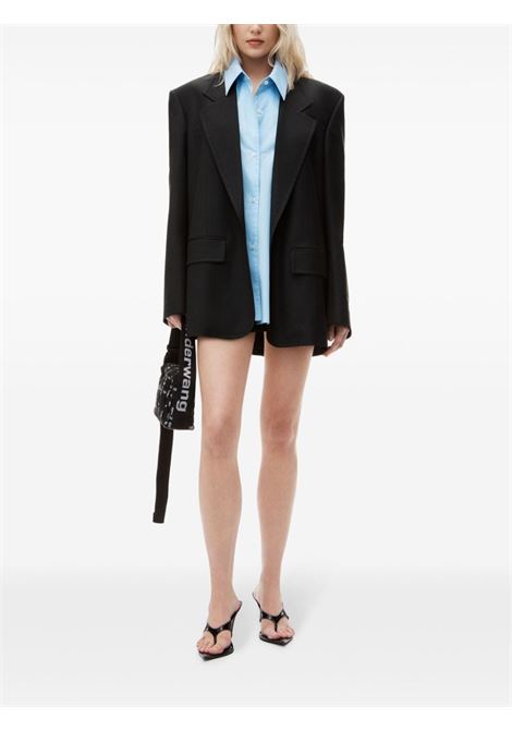 Blazer monopetto Pre-styled in nero e celeste Alexander Wang - donna ALEXANDER WANG | 1WC3242551001